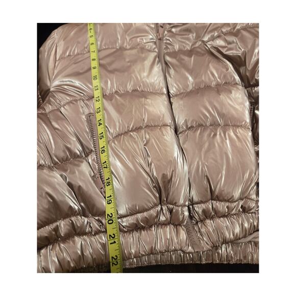 Metallic Pink Puffer Jacket - Picture 12 of 12